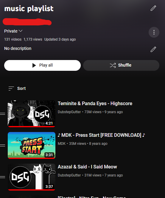 rank my music playlist